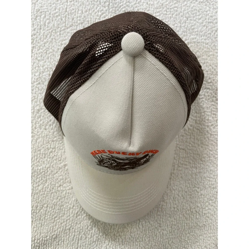 Outdoor Cap Youth One Size Hat Cream Brown Here Ducky Ducky Snapback Trucker
